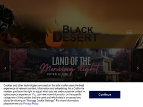 'blackdesertfoundry.com' screenshot