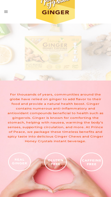 princeofpeaceginger.com