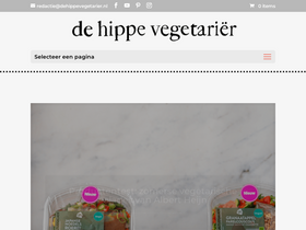 'dehippevegetarier.nl' screenshot