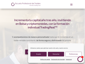 'novatostradingclub.com' screenshot