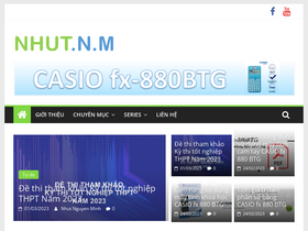 'nhutnguyenminh.com' screenshot
