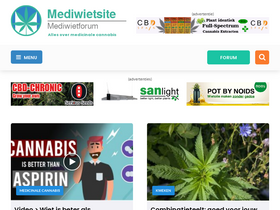 'mediwietsite.nl' screenshot