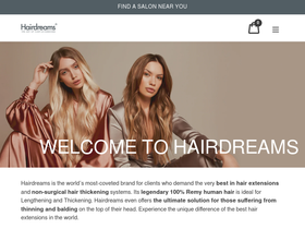 iwanthairdreams.com homepage screenshot