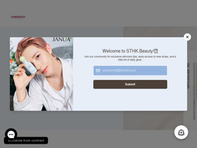 sthkbeauty.com homepage screenshot