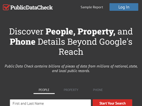 'publicdatacheck.com' screenshot