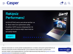 'casper.com.tr' screenshot