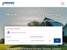 'furnishedfinder.com' screenshot