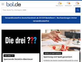 'bol.de' screenshot