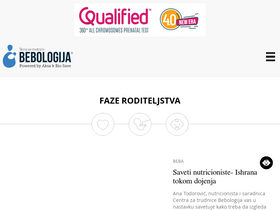 'bebologija.rs' screenshot