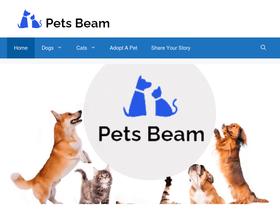 'petsbeam.com' screenshot