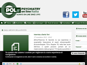 'psychiatryonline.it' screenshot