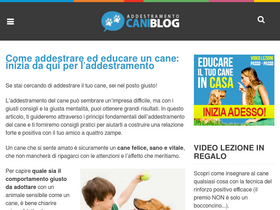 'addestramentocaniblog.it' screenshot