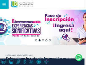 'ucc.edu.co' screenshot