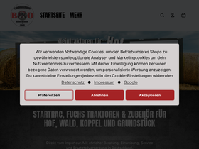 bo-landmaschinen.com homepage screenshot