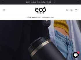 ecoroots.es homepage screenshot