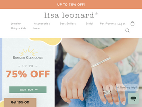 'lisaleonard.com' screenshot