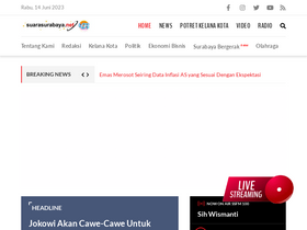 'suarasurabaya.net' screenshot