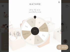 'gathre.com' screenshot