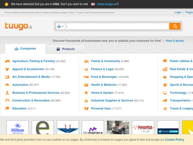 'tuugo.it' screenshot