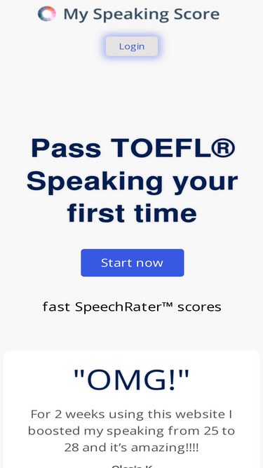 myspeakingscore.com
