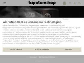'tapetenshop.de' screenshot