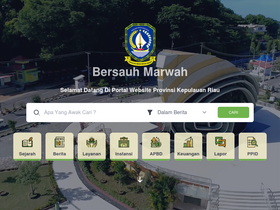 'siappandupkk.kepriprov.go.id' screenshot