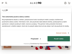 'alko90.sk' screenshot