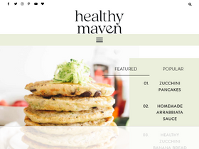 'thehealthymaven.com' screenshot
