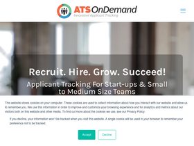 'atsondemand.com' screenshot