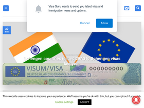 'visa-guru.com' screenshot