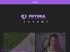 'phyrra.net' screenshot