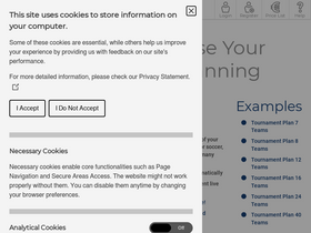'meinturnierplan.de' screenshot