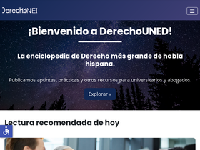 'derechouned.com' screenshot