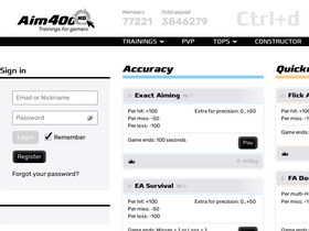 'aim400kg.com' screenshot