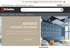 'richelieu.com' screenshot