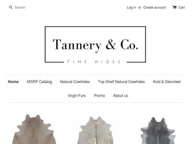 tanneryandcompany.com homepage screenshot