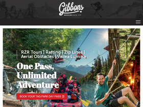 'gibbonswhistler.com' screenshot