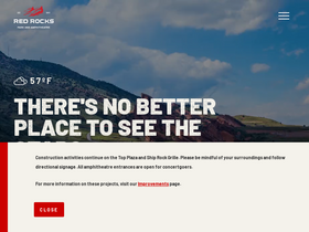 'redrocksonline.com' screenshot