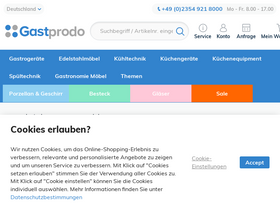 'gastprodo.com' screenshot