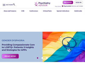 'psychiatryadvisor.com' screenshot