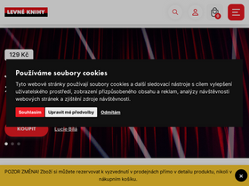 'levneknihy.cz' screenshot