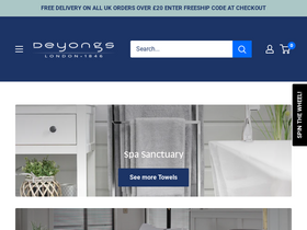 Deyongs Ltd homepage screenshot