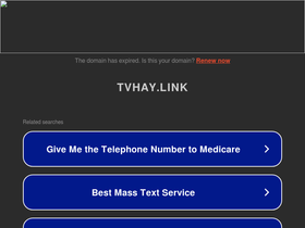 'tvhay.link' screenshot