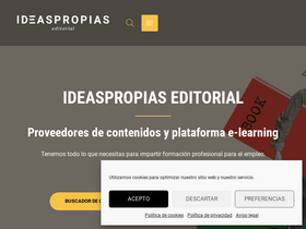 'ideaspropiaseditorial.com' screenshot