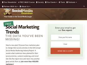'socialmediaexaminer.com' screenshot