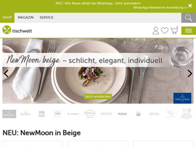 'tischwelt.de' screenshot