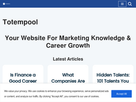 'totempool.com' screenshot