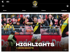 'richmondfc.com.au' screenshot