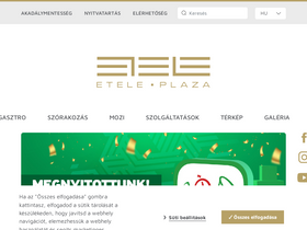 'eteleplaza.hu' screenshot
