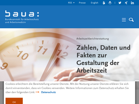 'baua.de' screenshot